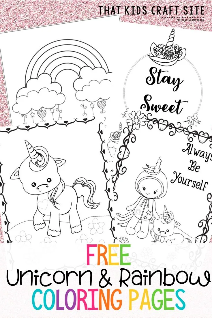 Unicorn-themed Coloring Pages • Beeloo Printable Crafts and Activities for  Kids