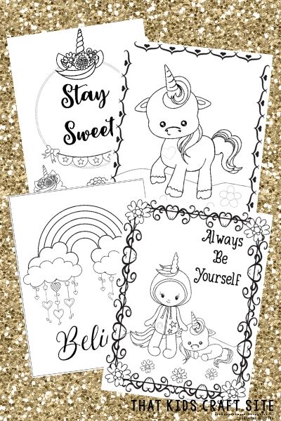 Free Printable Unicorn Coloring Pages That Kids Craft Site