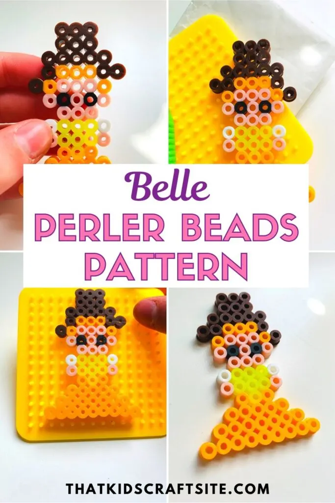 Belle Perler Beads Pattern