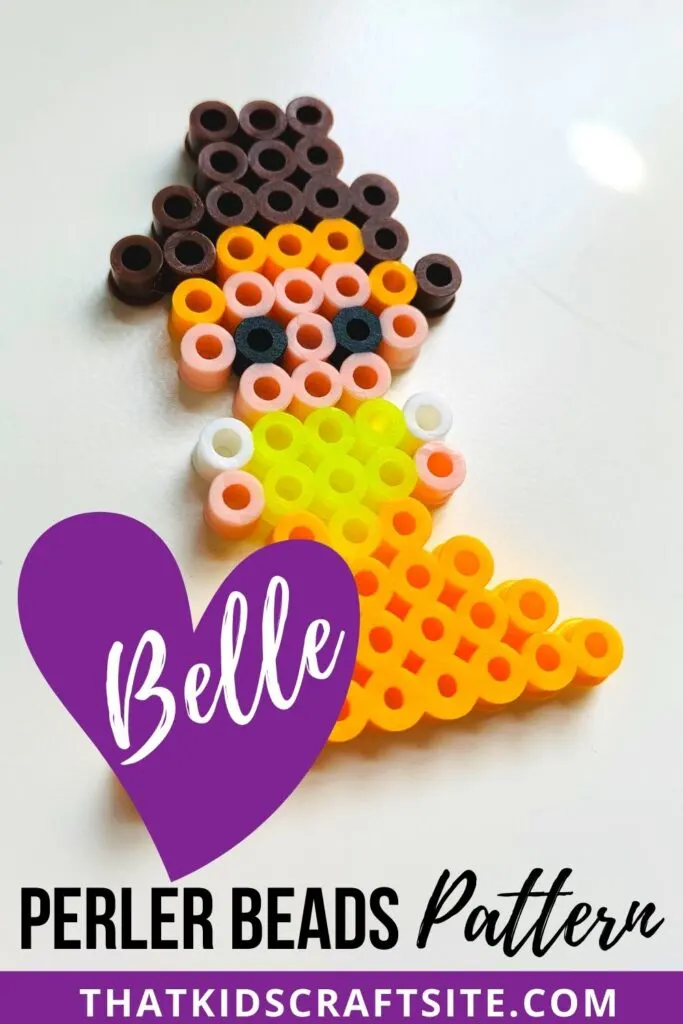 Belle Princess Perler Beads Pattern