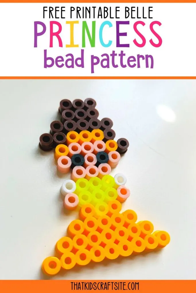 Free Printable Belle Princess Bead Pattern