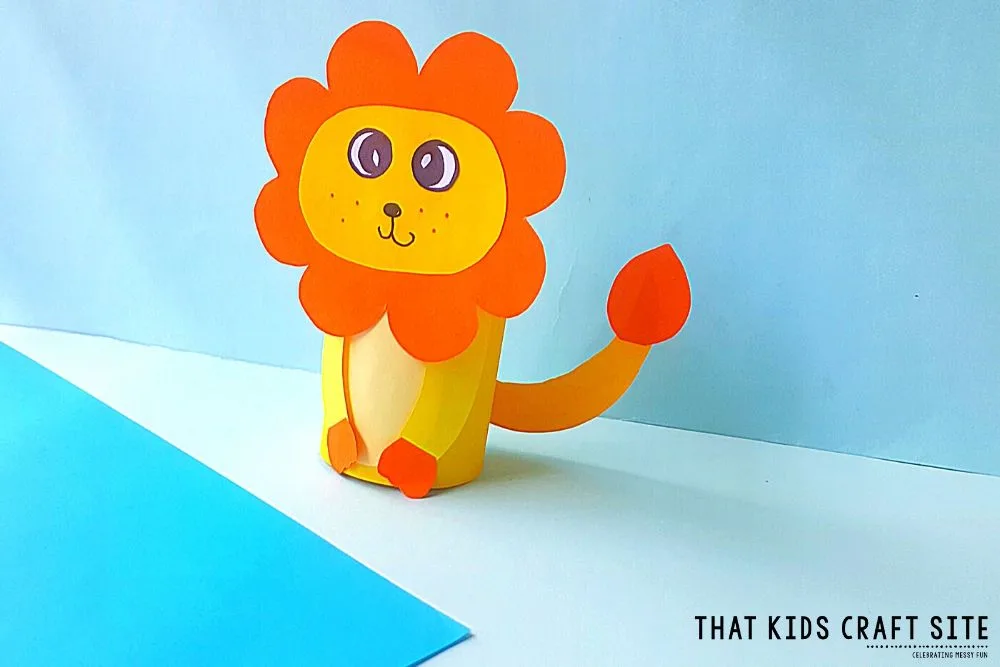 Lion Toilet Paper Roll Craft for Kids - That Kids' Craft Site