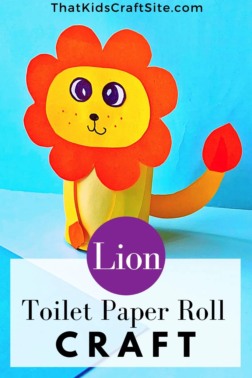 Lion Toilet Paper Roll Craft for Kids from That Kids Craft Site