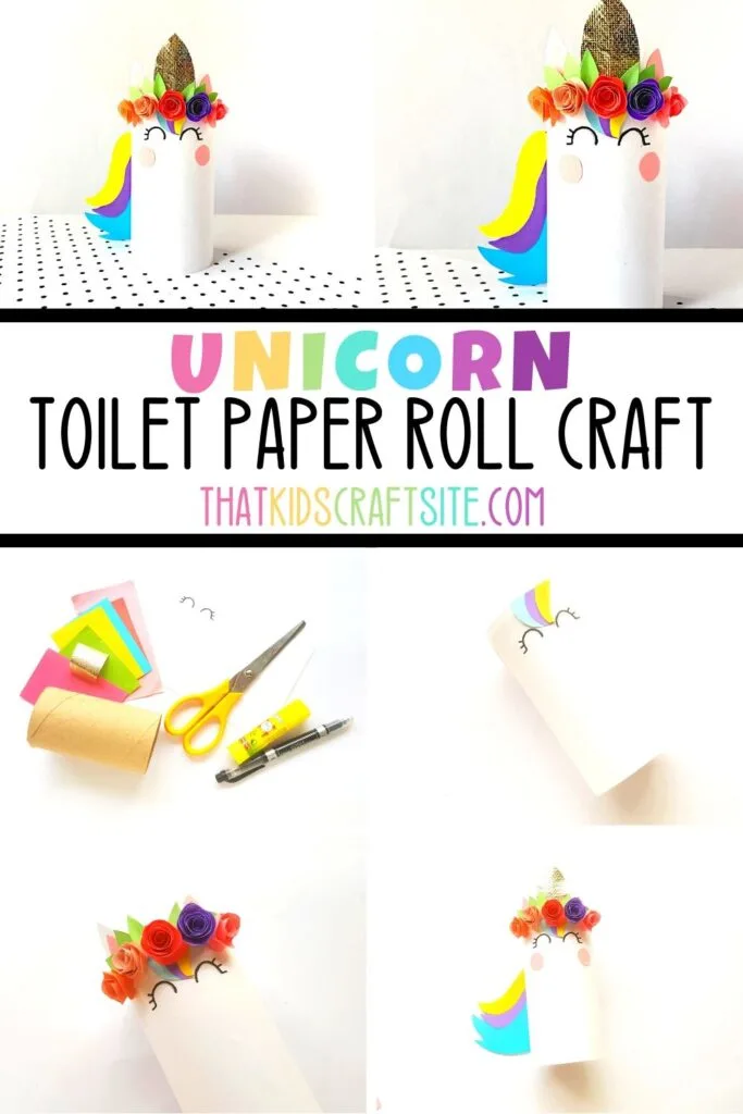 Unicorn Toilet Paper Roll Craft