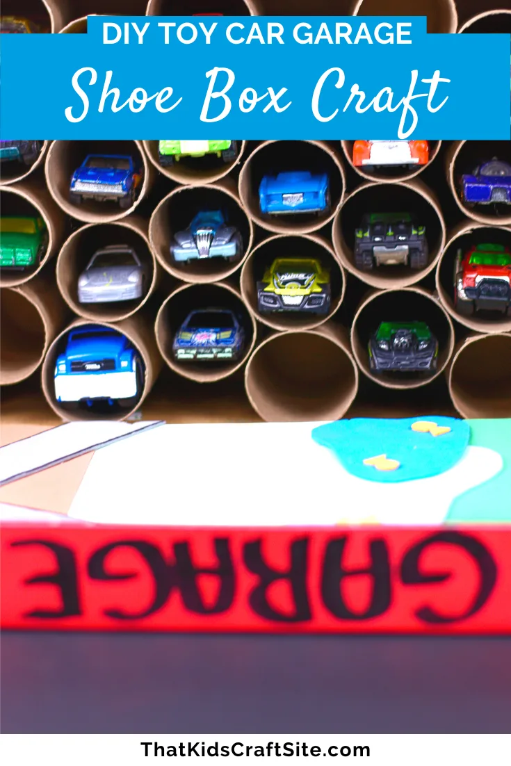 DIY Toilet Paper Tube Toy Car Garage - Mama Cheaps®