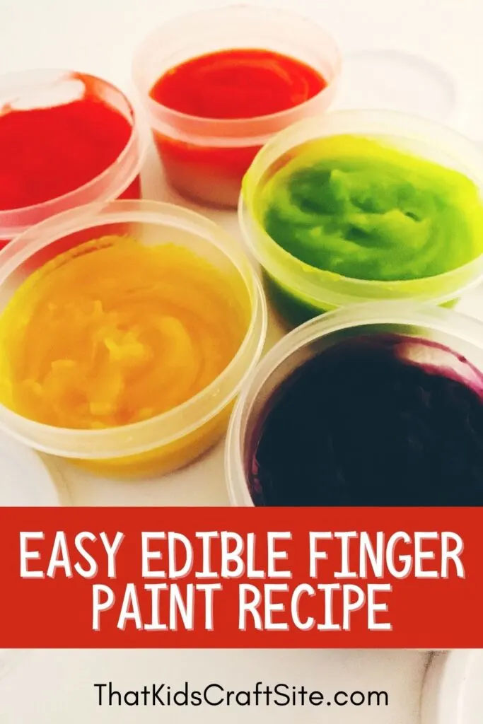 Easy Edible Finger Paint Recipe