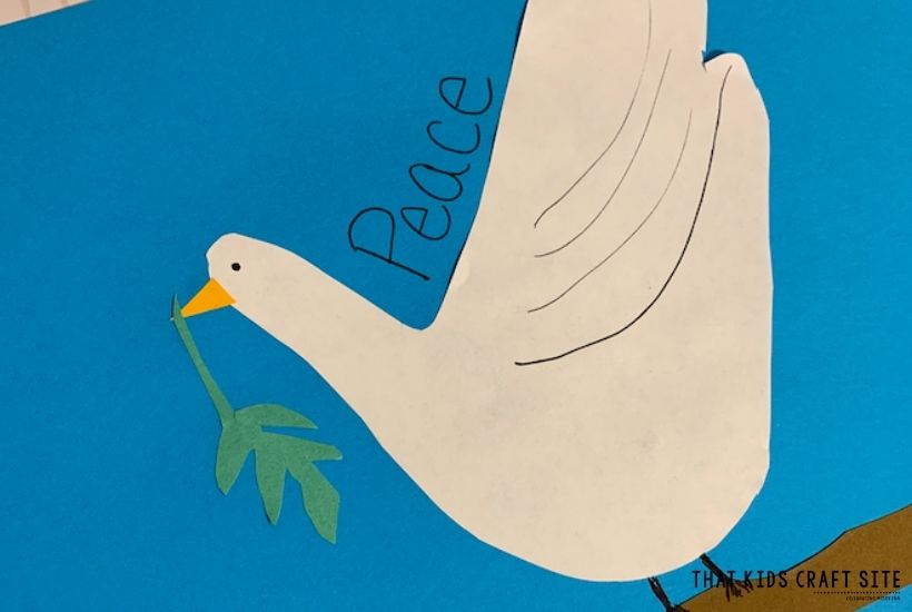 Peace Dove Handprint Craft That Kids' Craft Site