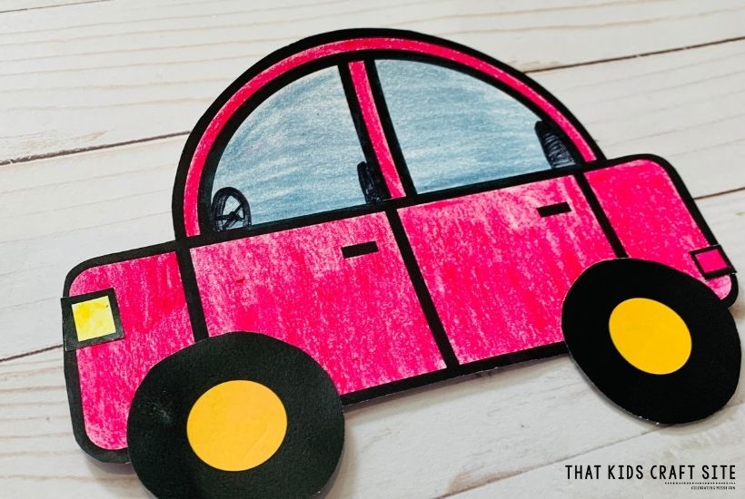 Free Car Printable Craft For Kids That Kids Craft Site