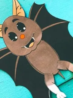 Build-a-Bat Halloween Bat Paper Craft for Kids