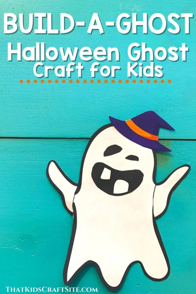 Build a Ghost - Halloween Ghost Craft for Kids