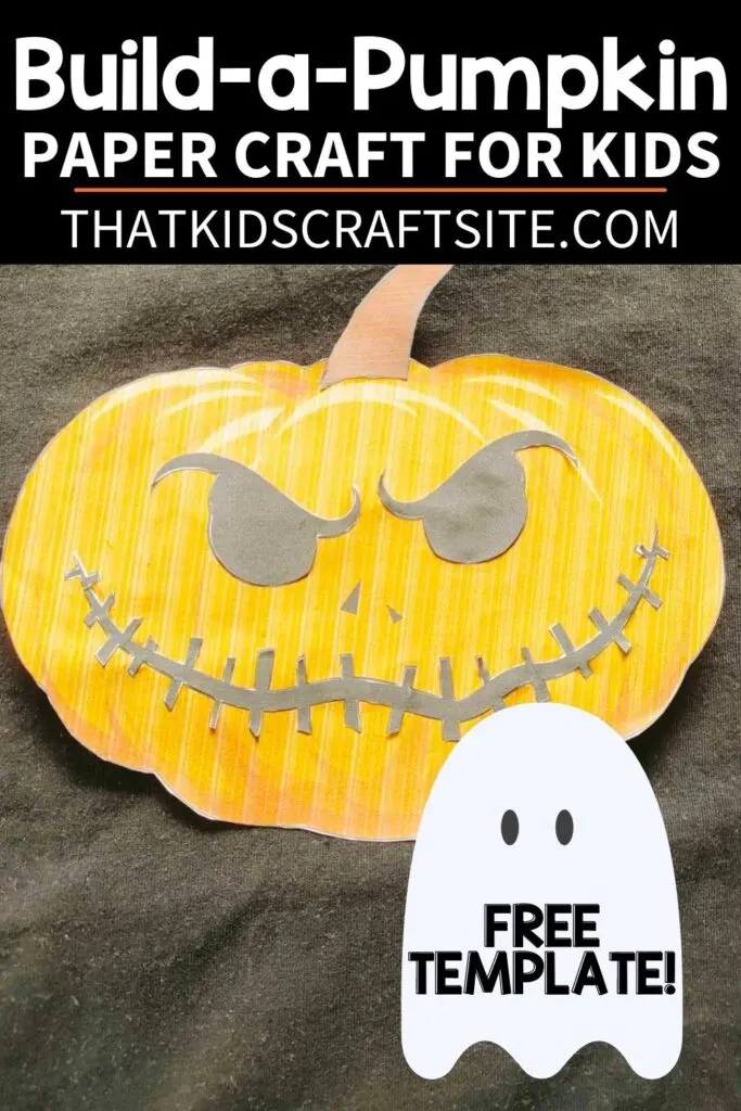 Pumpkin Craft For Preschoolers [FREE Template]