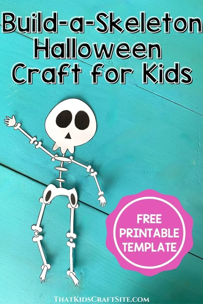 Halloween Skeleton Craft for Kids