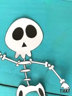 Halloween Skeleton Craft for Kids