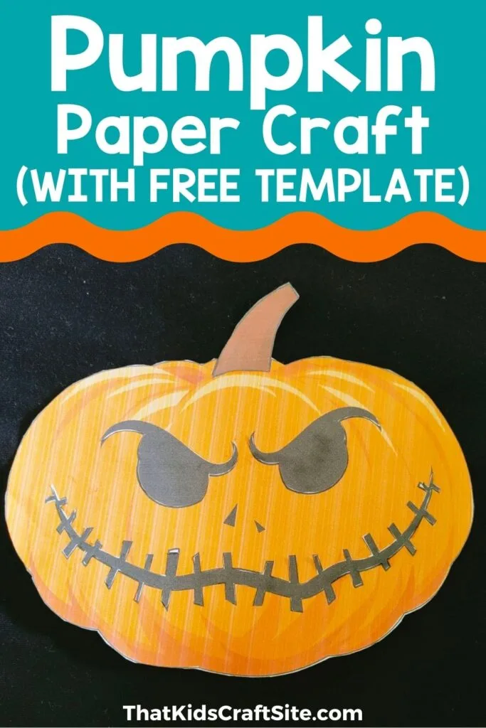 Pumpkin Paper Craft for Kids