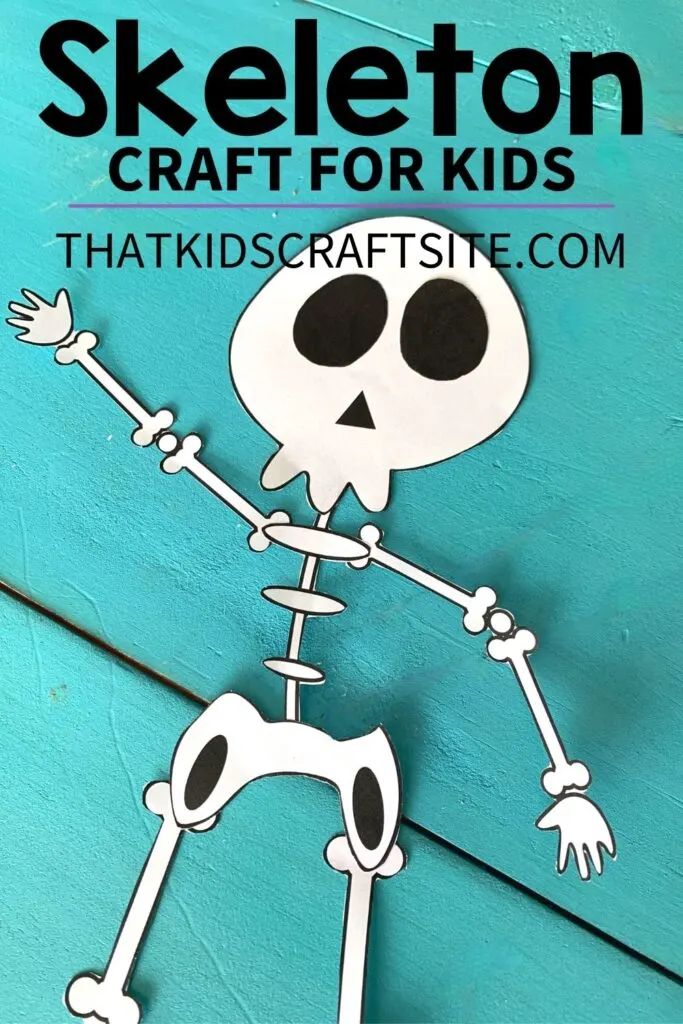 Halloween Skeleton Craft for Kids