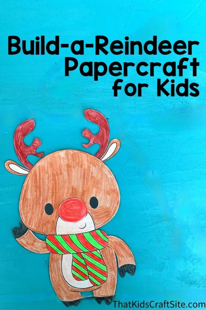 Paper Reindeer Craft for Kids