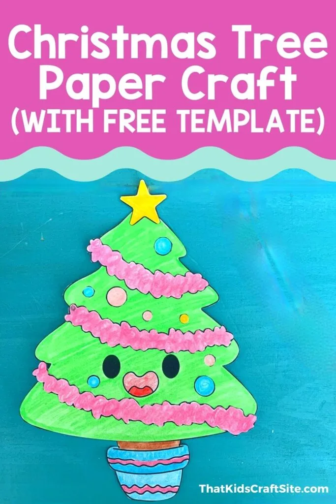 Christmas Tree Papercraft for Kids