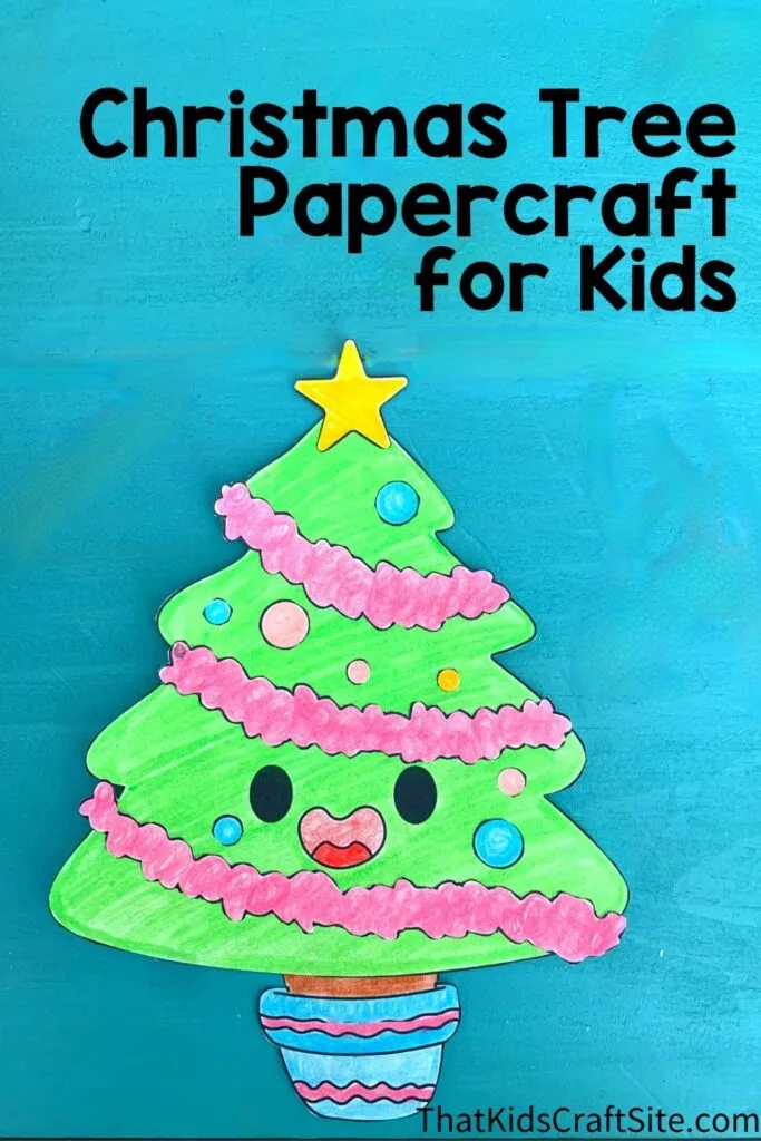 Christmas Tree Papercraft for Kids