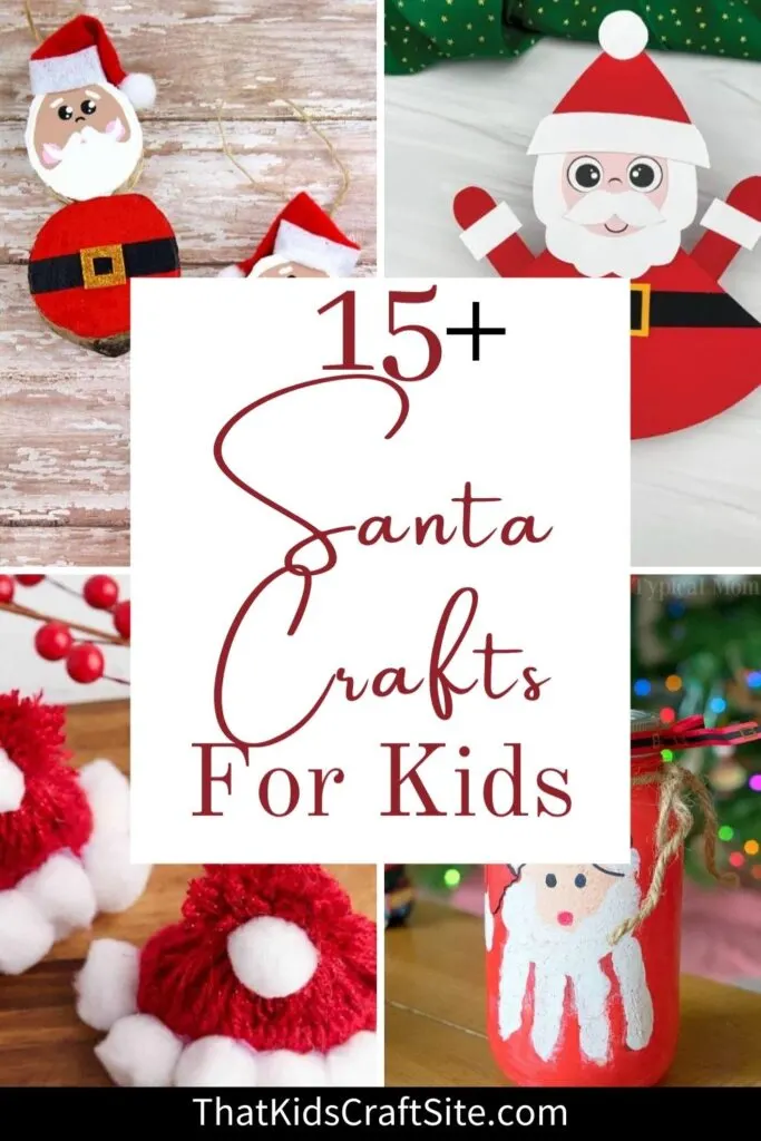 Super Cute Santa Crafts for Kids