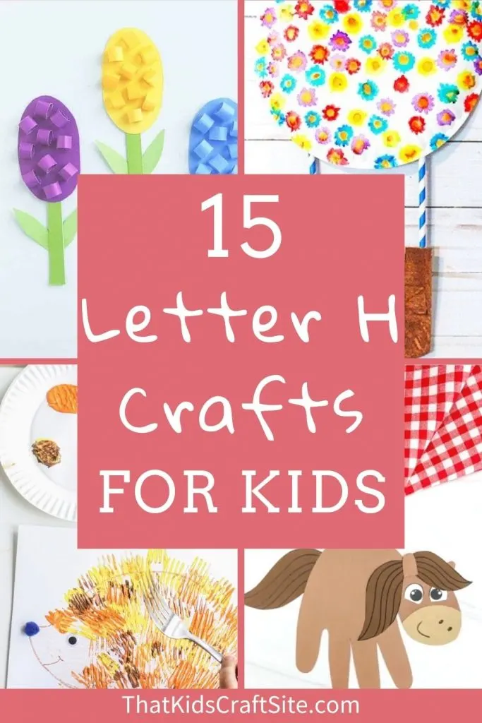 Letter h outlet crafts