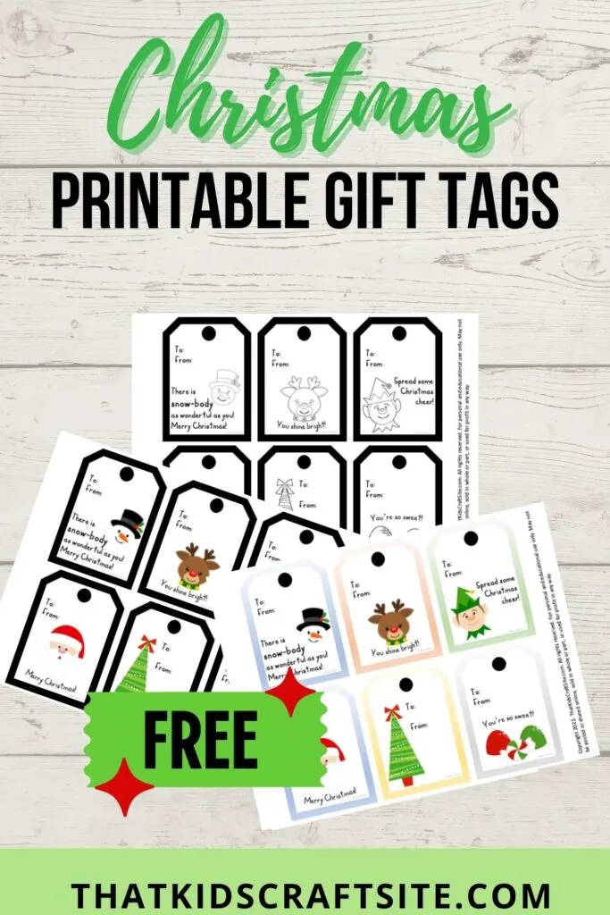 Christmas Printable Gift Tags