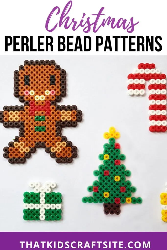 Christmas Perler Beads  FREE Christmas Perler Bead Patterns