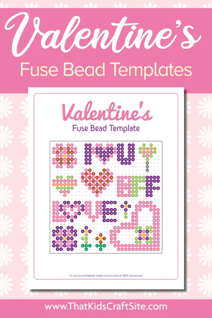 Valentine's Day Perler Bead Patterns - That Kids' Craft Site