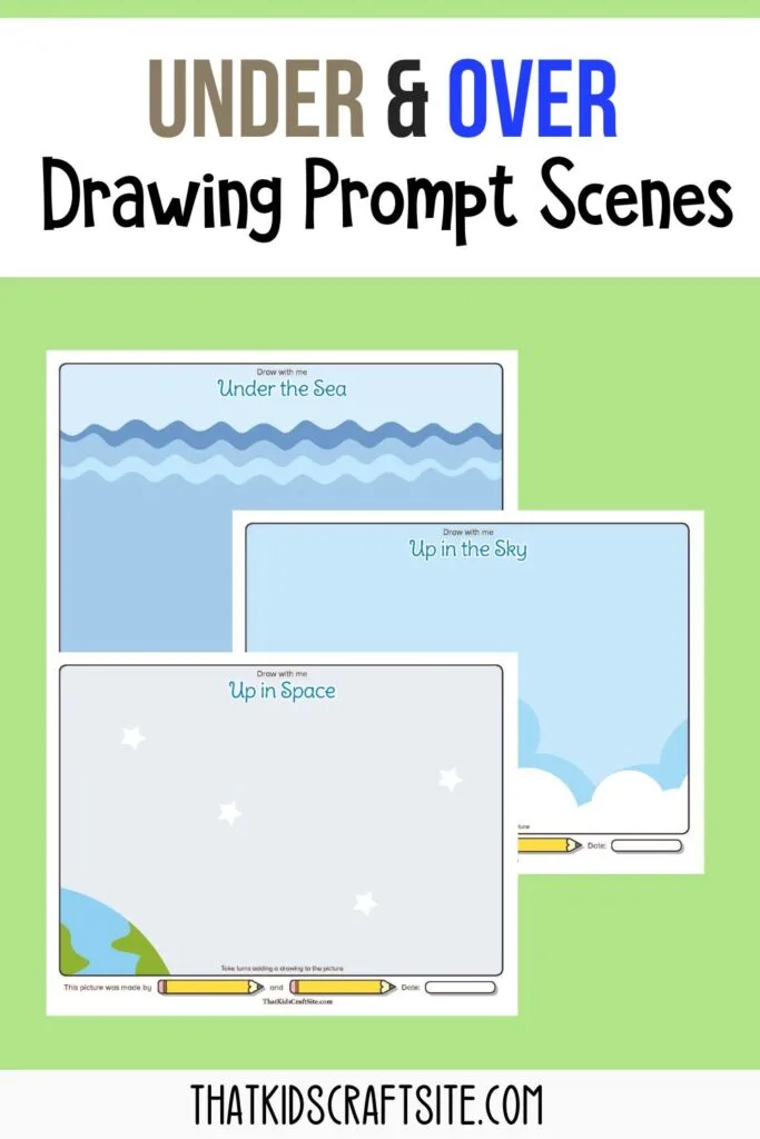 Under and Over Drawing Prompt Scenes