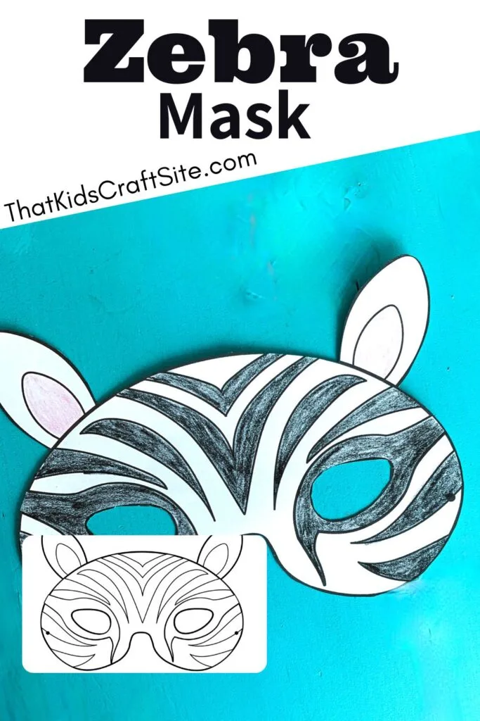 Zebra Mask - That Kids' Craft Site