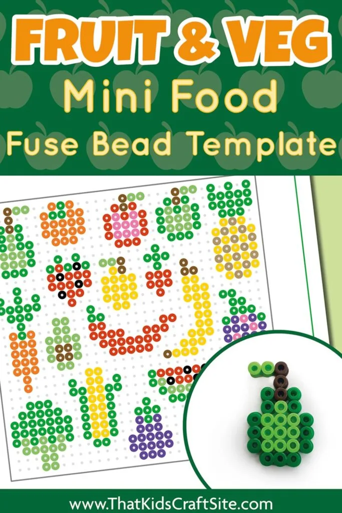 Fruits and Veggies Perler Bead Patterns