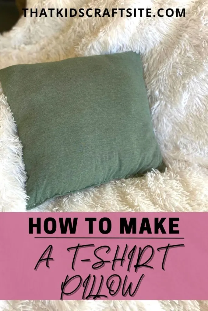 How to Make a T-Shirt Pillow