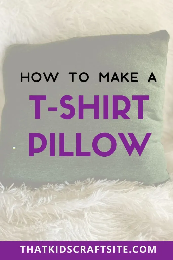 How to Make a T-Shirt Pillow