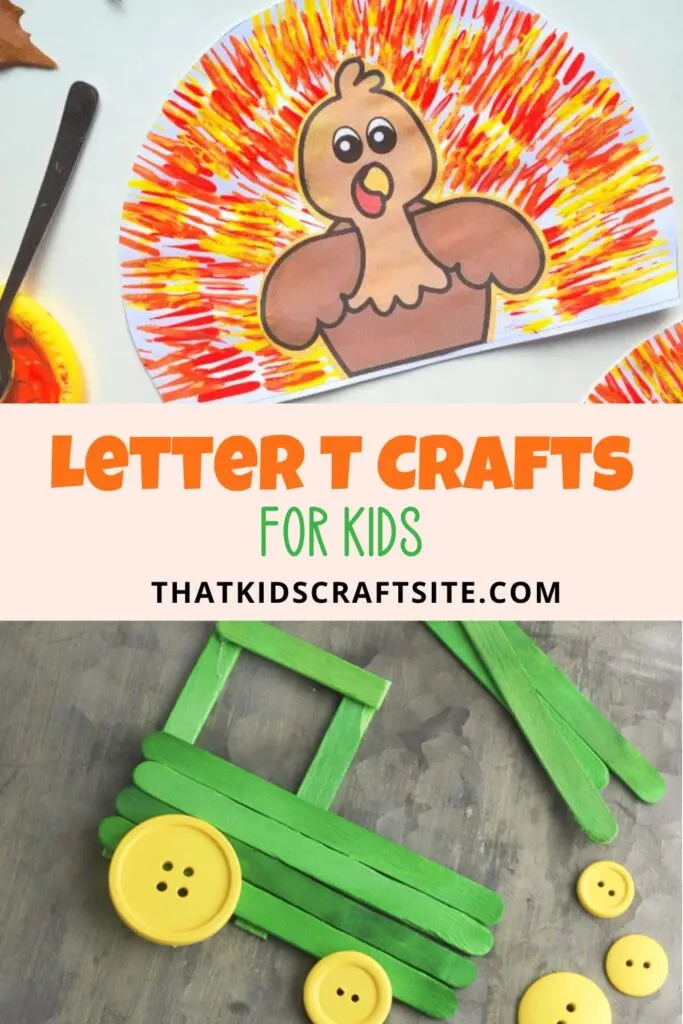 Letter T Crafts for Kids