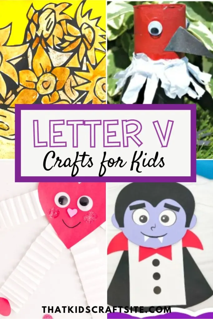 Letter V Crafts for Kids - That Kids' Craft Site