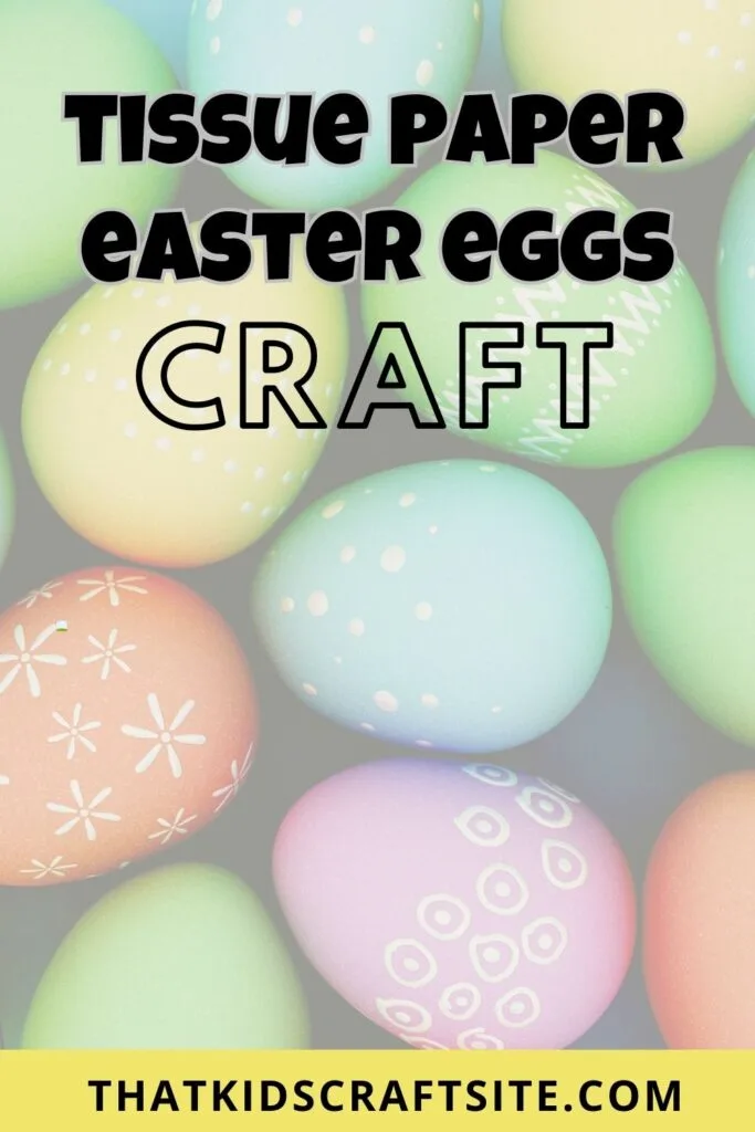 Teen Art Project: Tissue Paper Easter Egg Craft - StartsAtEight