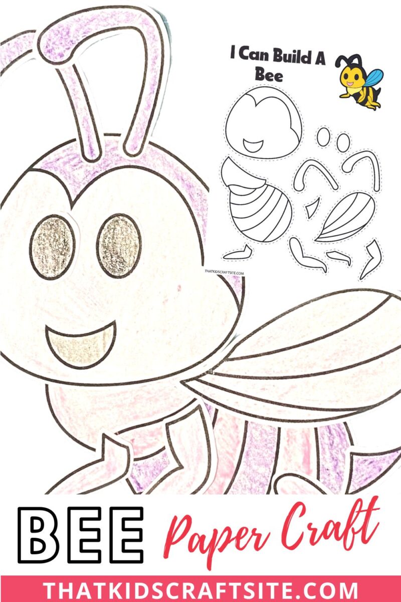 Bee Paper Craft That Kids Craft Site