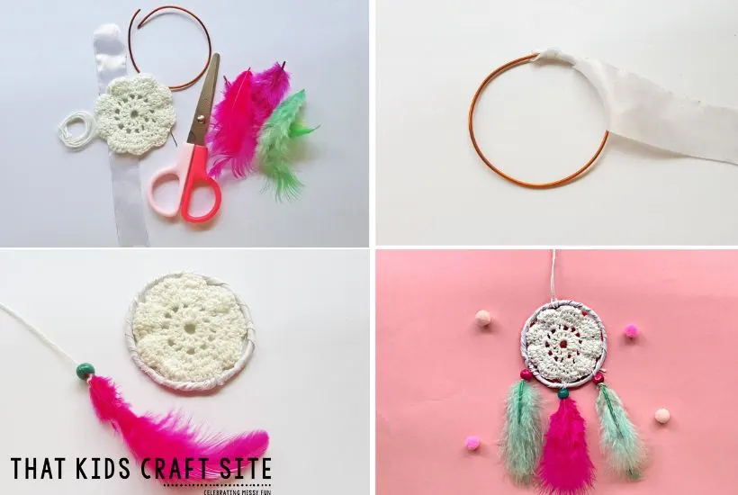  ZYNQACC DIY Dream Catcher Kit,Daisy Dream Catcher