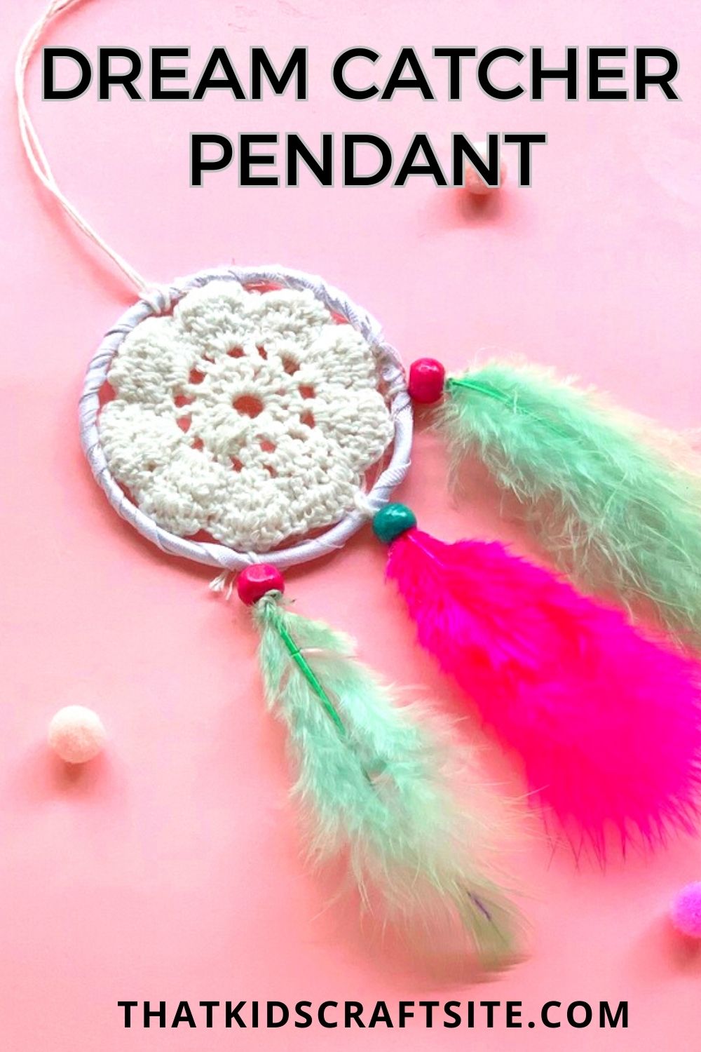 Dream Catcher Pendant That Kids' Craft Site