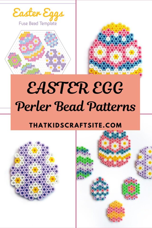 Easter Egg Perler Bead Patterns - That Kids' Craft Site