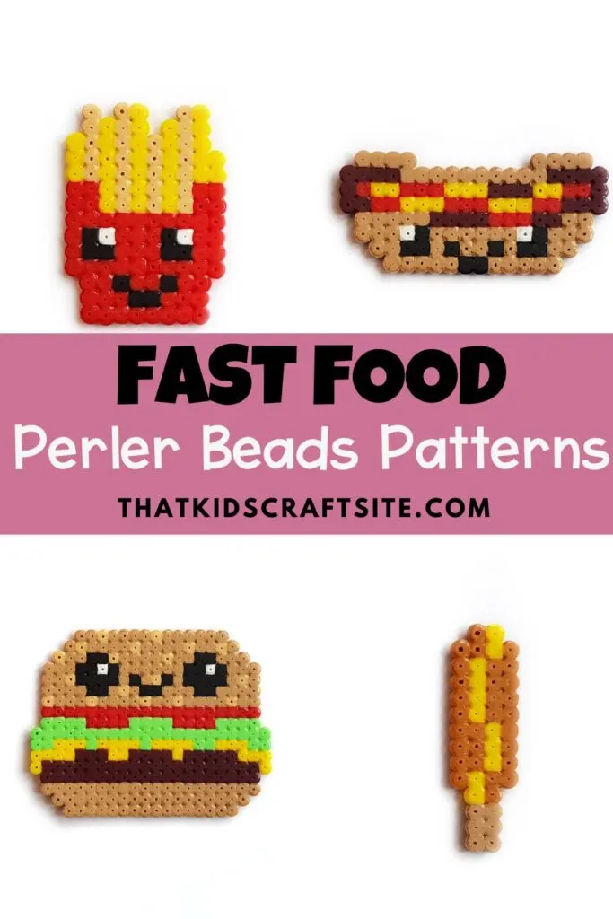 Fast Food Perler Bead Patterns - That Kids' Craft Site