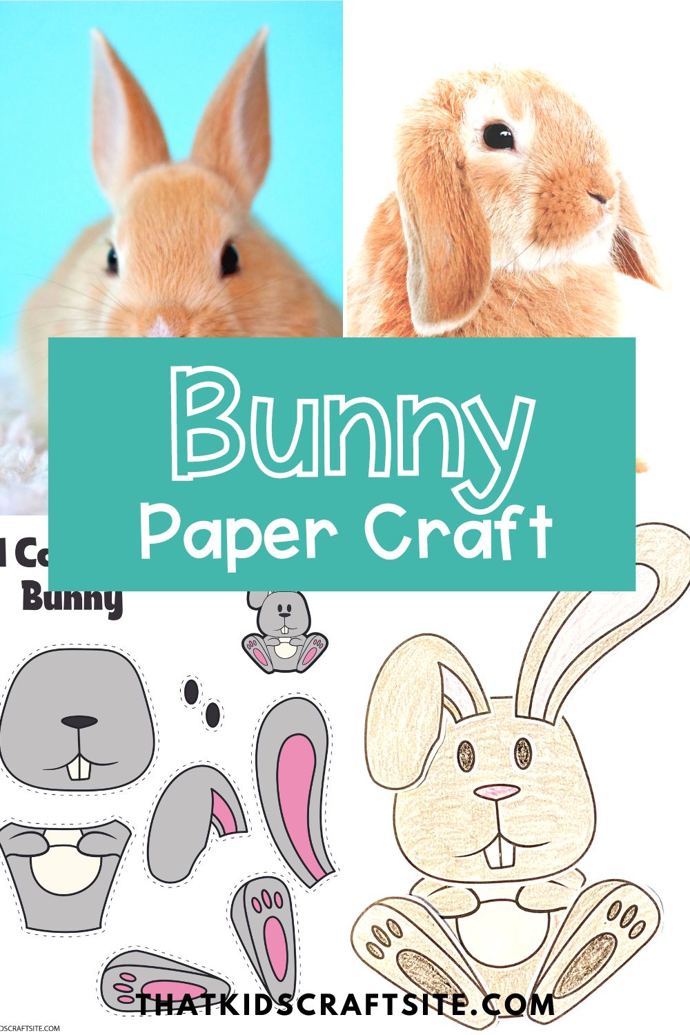 Bunny Paper Craft - That Kids' Craft Site