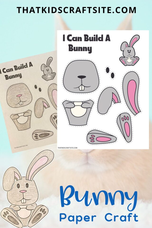 Bunny Paper Craft - That Kids' Craft Site