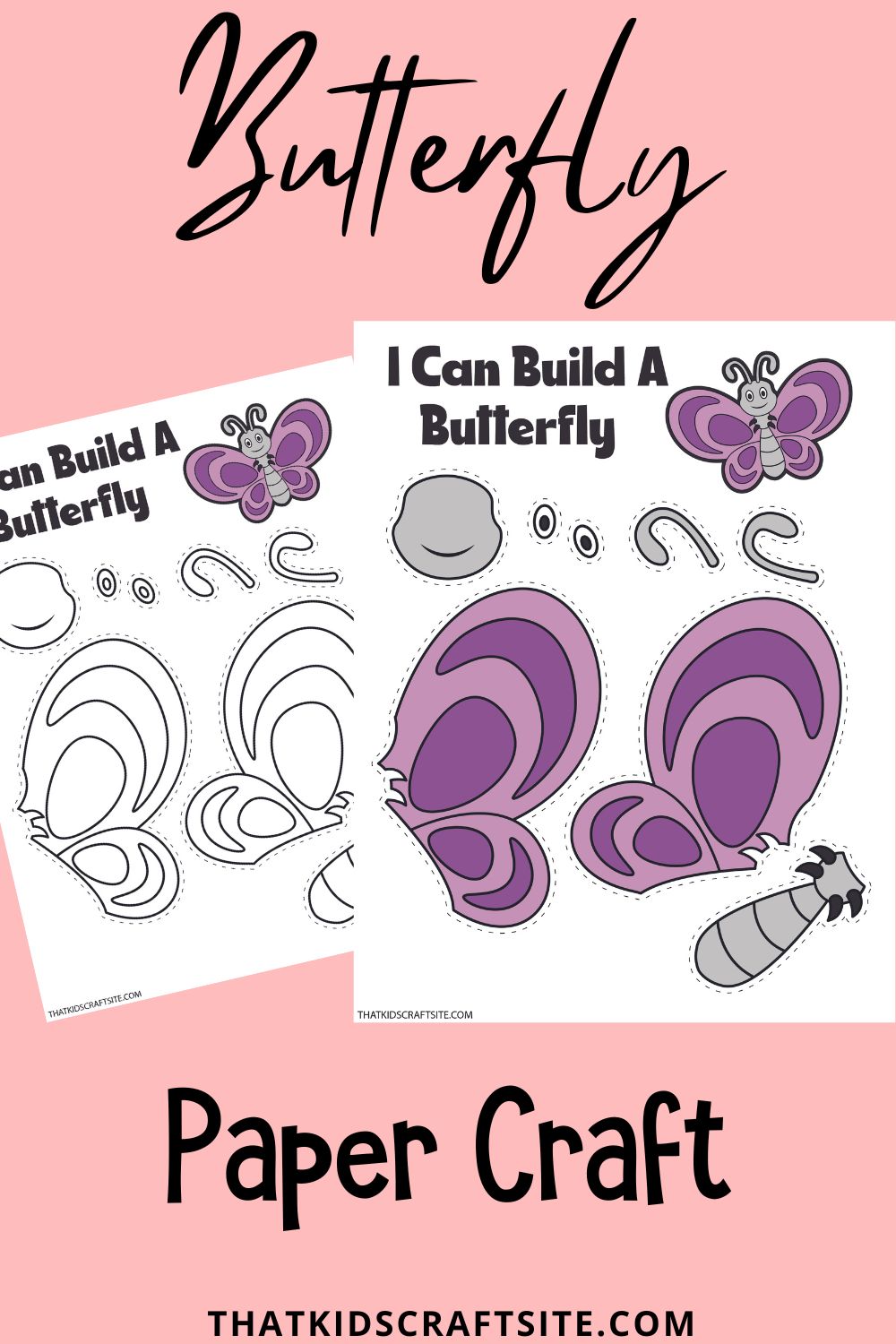 Butterfly Paper Craft That Kids' Craft Site