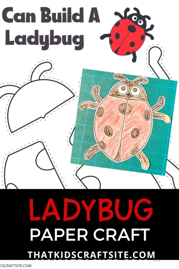 Lady Bug Paper Craft