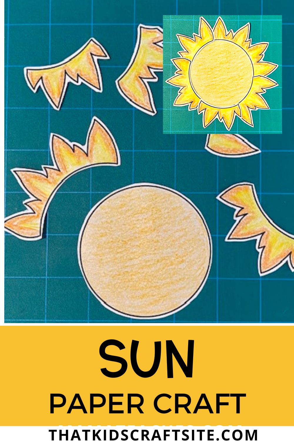 Sun Craft: A Printable Paper Craft - That Kids' Craft Site