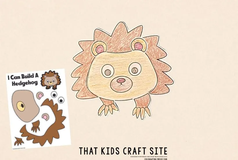 Hedgehog Paper Craft