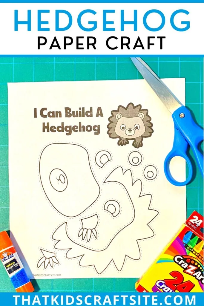 Hedgehog Paper Craft