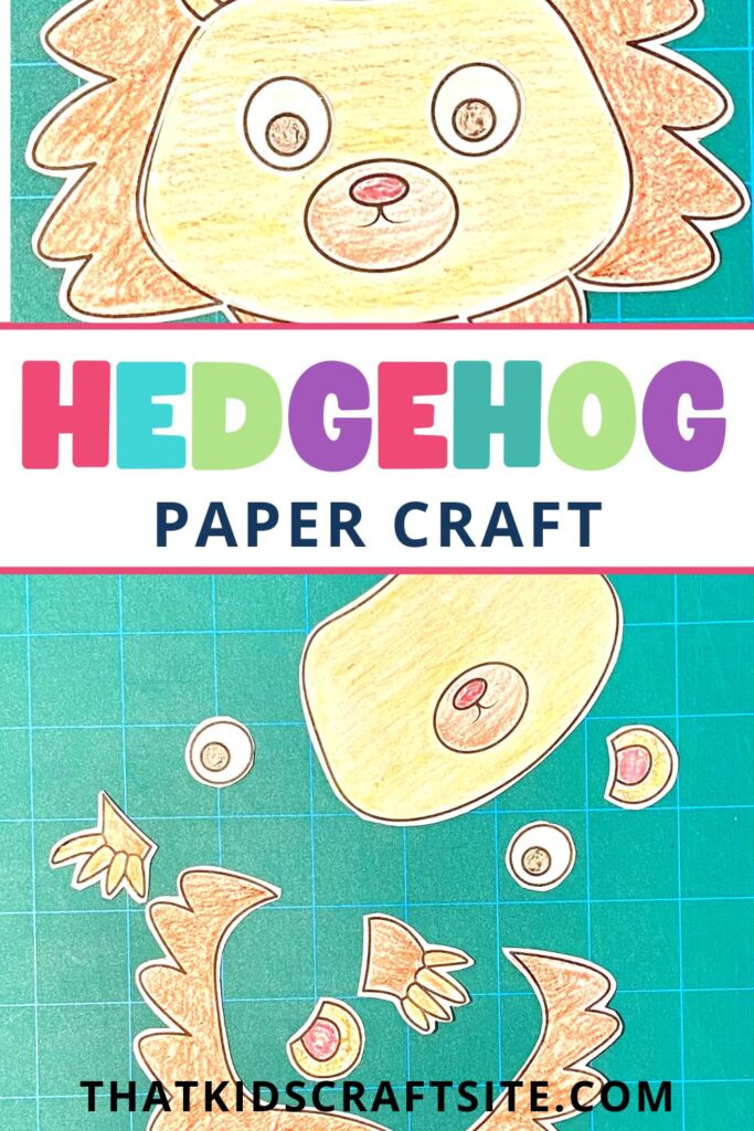 Hedgehog Paper Craft