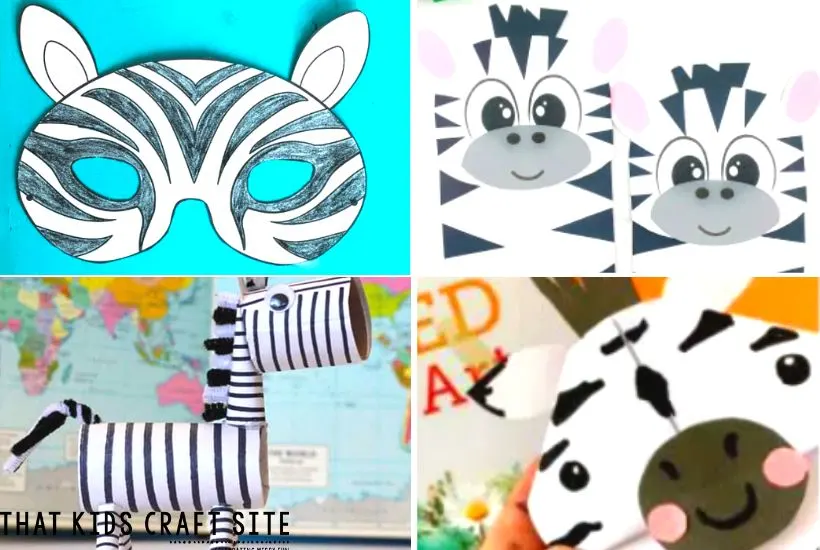 Zebra Mask - That Kids' Craft Site