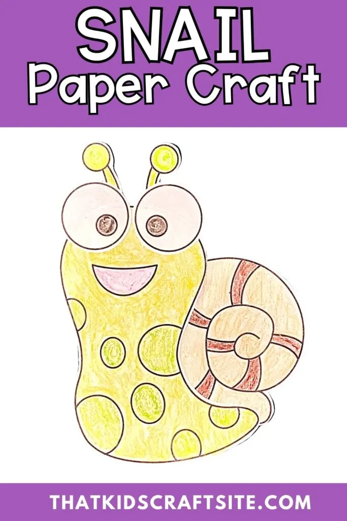 Snail Paper Craft